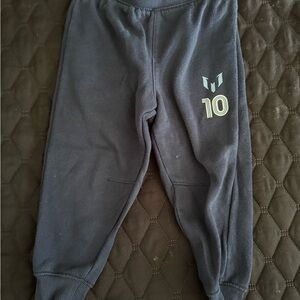 Messi Toddler Navy Blue Jogger Sweatpants with '10' Graphic 2T